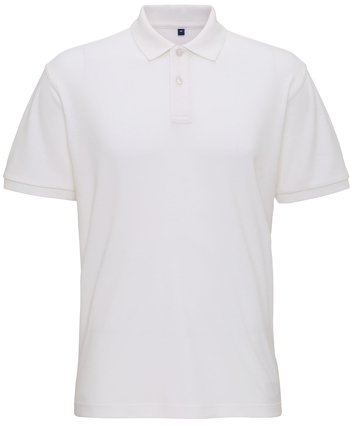 Tryck din logga på Piké från Asquith & Fox - Anpassa Super Soft Jersey Polo i färgen Vit för företag, föreningar och privatpersoner