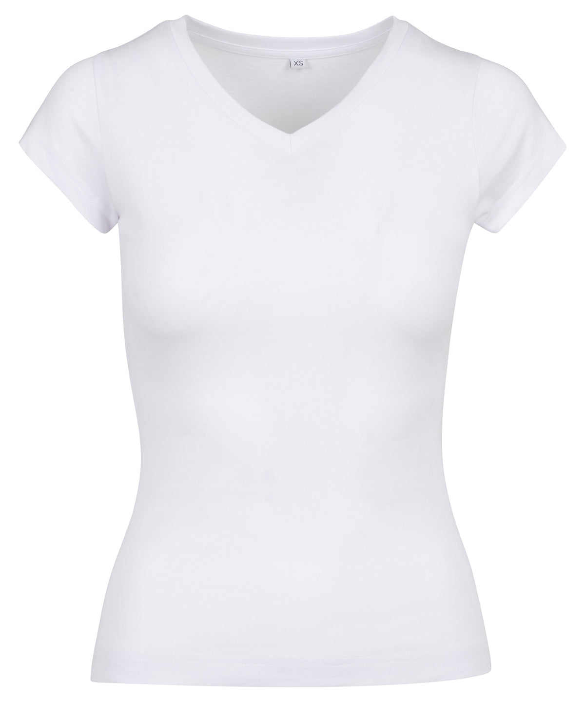 Tryck din logga på T-shirts från Build Your Brand - Anpassa Build Your Brand Basic Tee - Dam i färgen Vit för företag, föreningar och privatpersoner