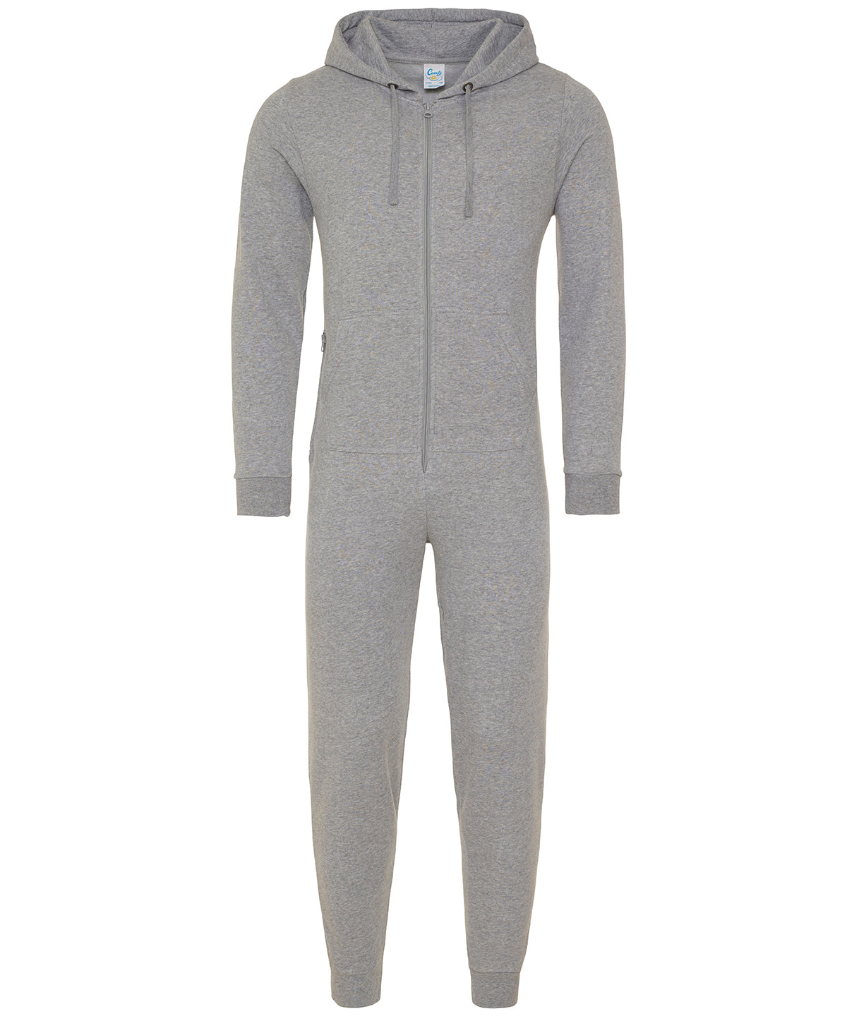 Tryck din logga på Jumpsuits från Comfy Co - Anpassa Allt-i-ett i färgen Ljunggrå för företag, föreningar och privatpersoner