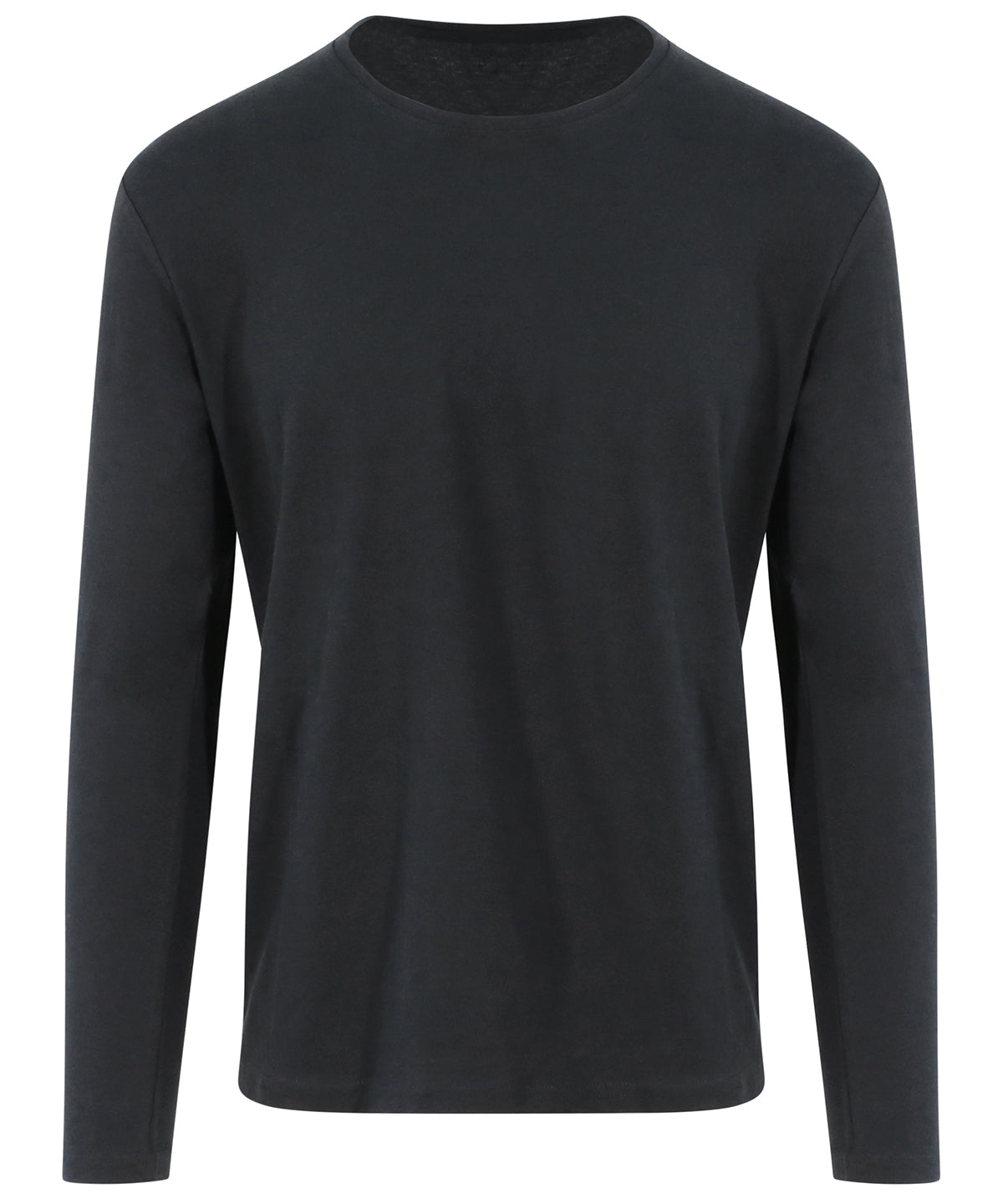 Tryck din logga på T-shirts från AWDis Ecologie - Anpassa Erawan Organic Long Sleeve T-Shirt i färgen Svart för företag, föreningar och privatpersoner