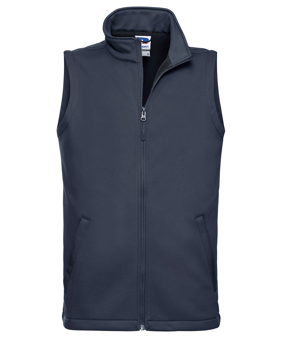 Tryck din logga på Termovästar från Russell Europe - Anpassa Smart softshell väst i färgen Marinblå för företag, föreningar och privatpersoner