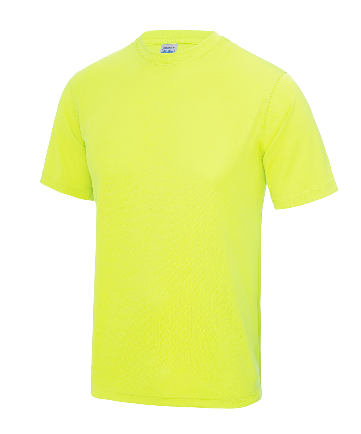 Tryck din logga på T-shirts från AWDis Just Cool - Anpassa Cool T i färgen Neon gul för företag, föreningar och privatpersoner