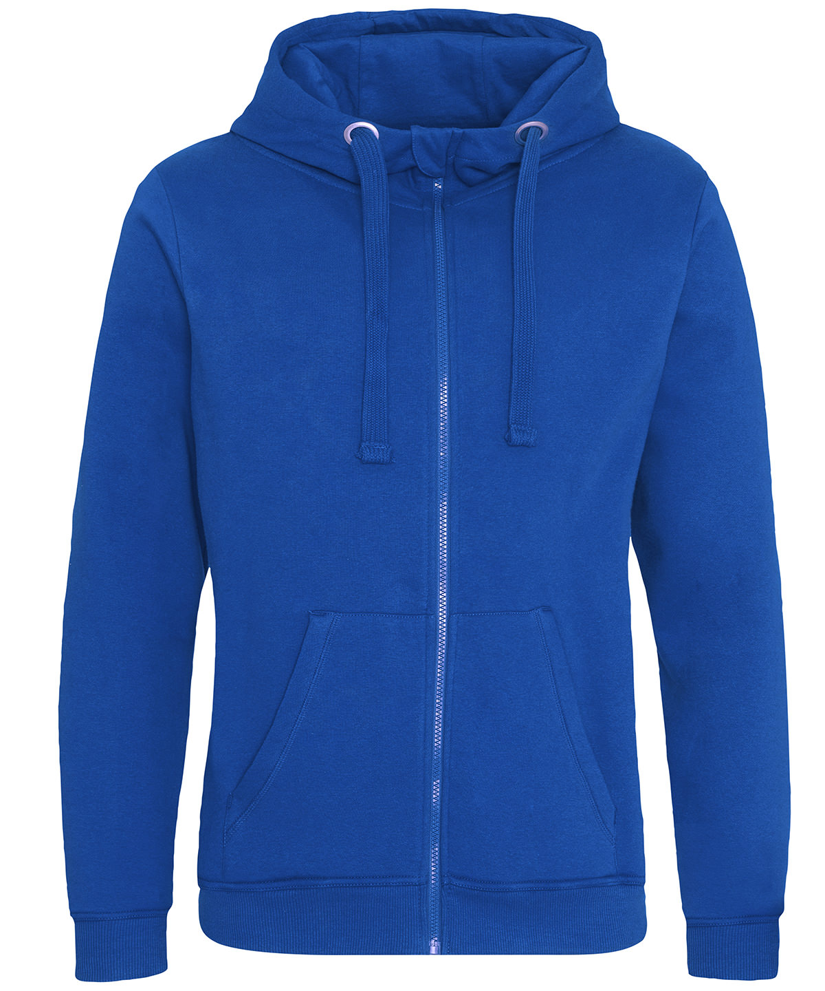 Tryck din logga på Hoodies från AWDis Just Hoods - Anpassa AWDis Just Hoods - Tungvikts Zoodie i färgen Royal för företag, föreningar och privatpersoner