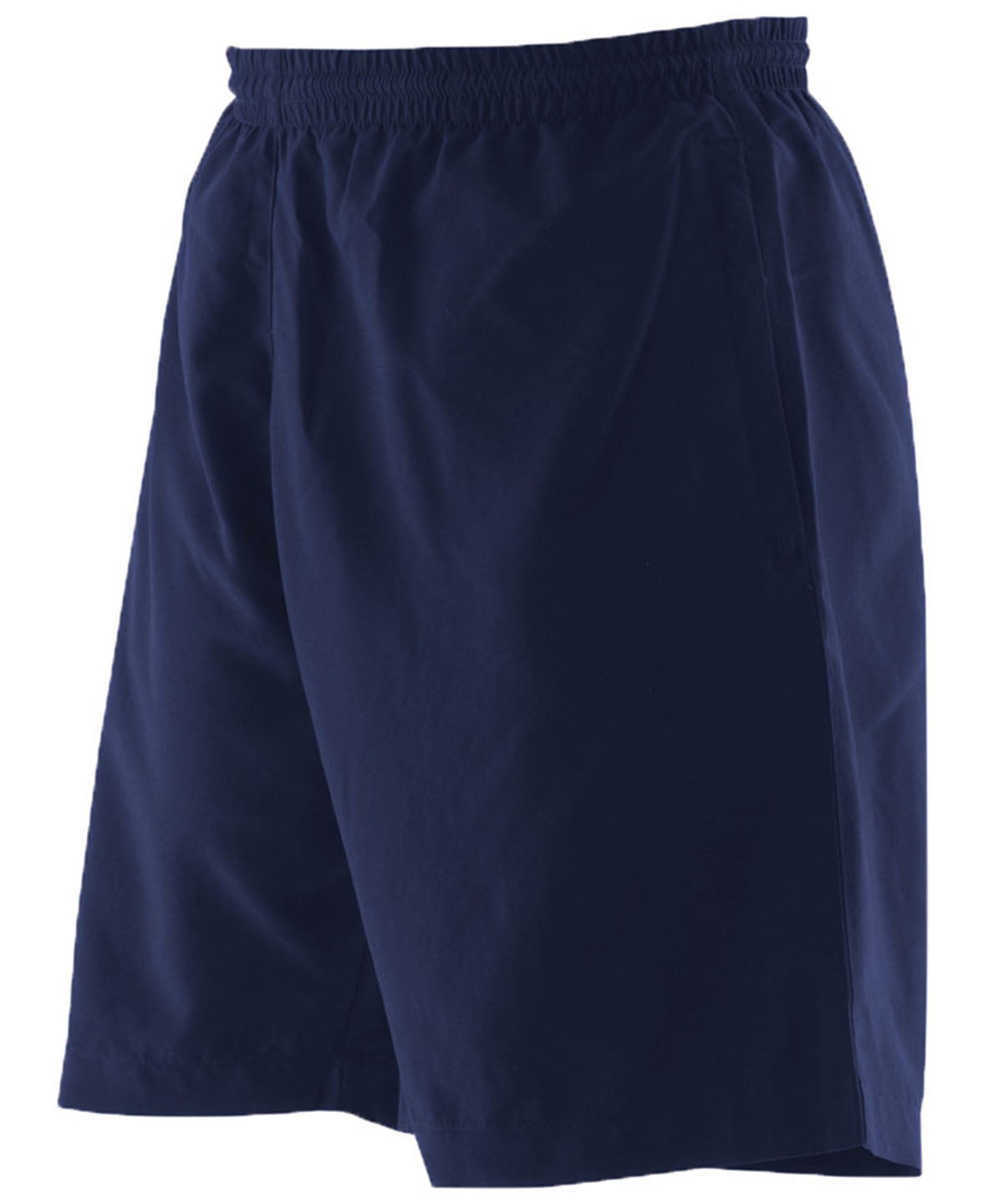 Tryck din logga på Shorts från Finden & Hales - Anpassa Shorts i mikrofiber i färgen Marinblå för företag, föreningar och privatpersoner