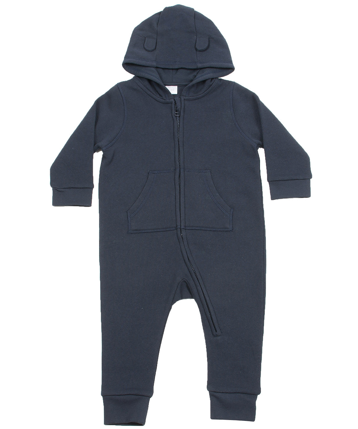 Tryck din logga på Jumpsuits från Larkwood - Anpassa Fleece allt-i-ett i färgen Marinblå för företag, föreningar och privatpersoner