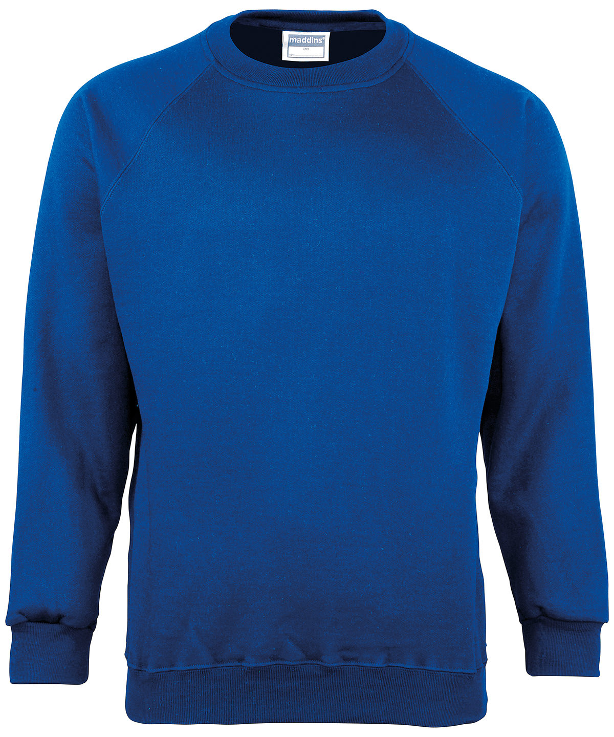 Tryck din logga på Sweatshirts från Maddins - Anpassa Sweatshirt Coloursure för barn i färgen Royal för företag, föreningar och privatpersoner