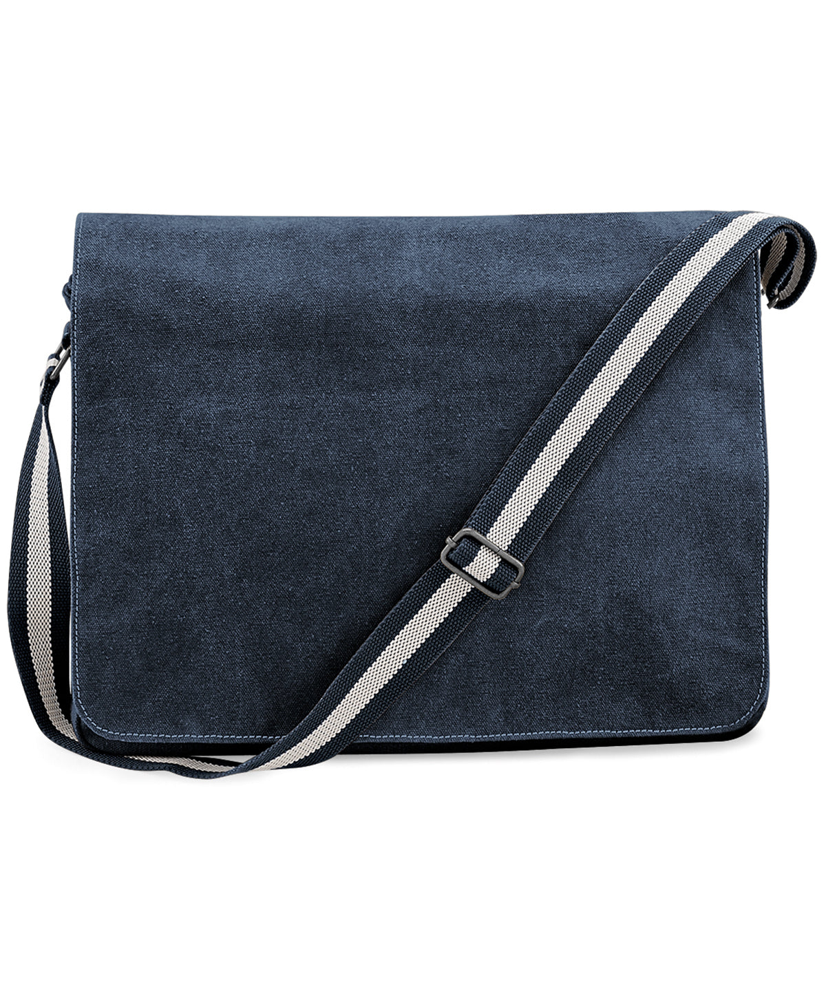 Tryck din logga på Väskor från Quadra - Anpassa Vintage expeditionsväska i canvas i färgen Marinblå One Size för företag, föreningar och privatpersoner