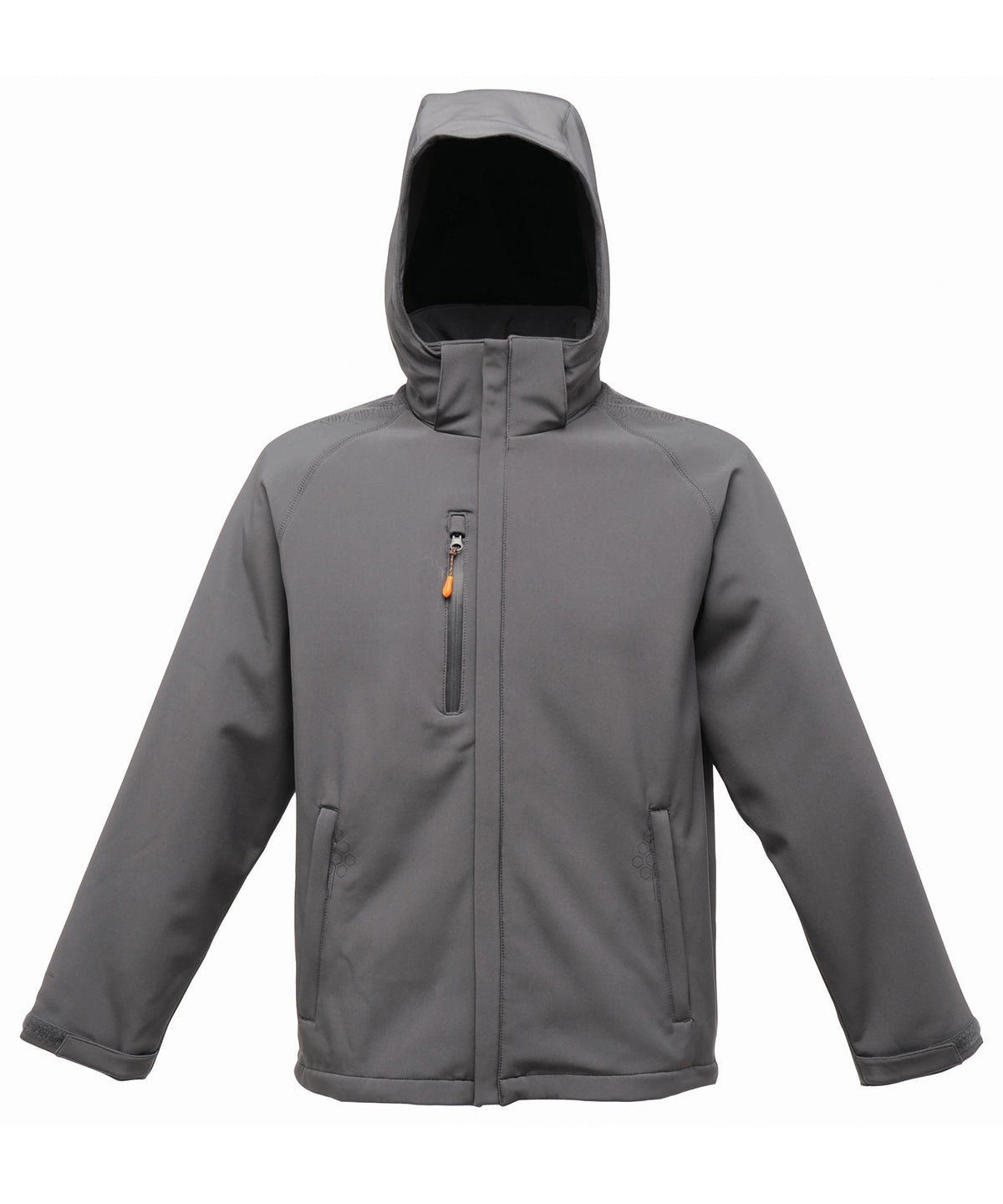 Tryck din logga på Softshelljackor från Regatta Professional - Anpassa Repeller softshell i färgen Mörkgrå för företag, föreningar och privatpersoner