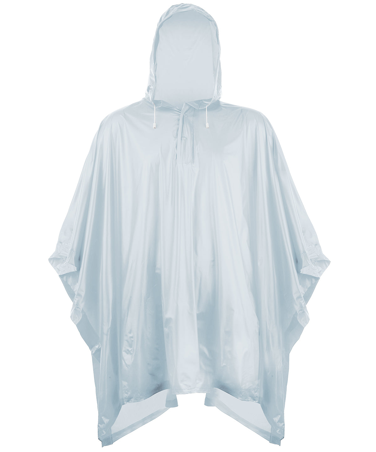 Tryck din logga på Ponchos från Splashmacs - Anpassa Poncho av plast i färgen Silver One Size för företag, föreningar och privatpersoner
