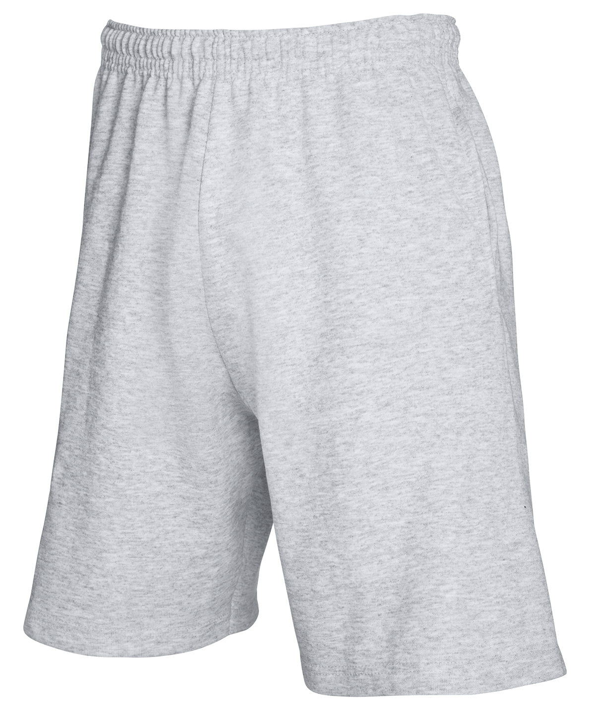 Tryck din logga på Shorts från Fruit of the Loom - Anpassa Lättviktsshorts i färgen Ljunggrå för företag, föreningar och privatpersoner