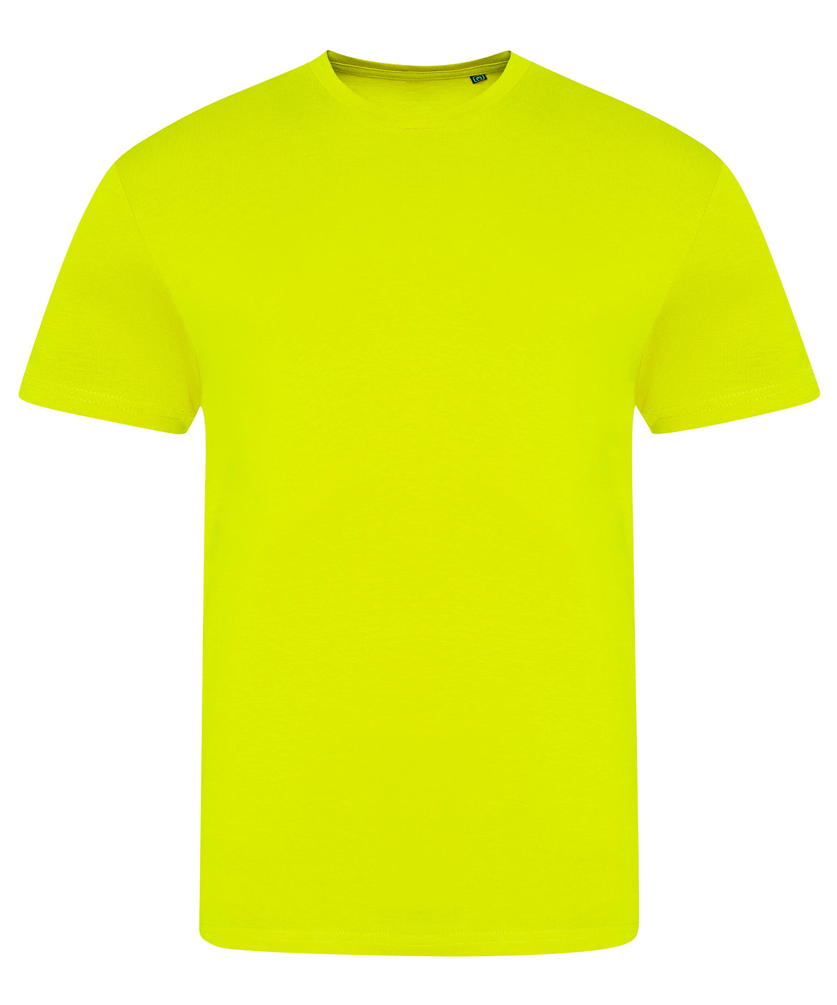 Tryck din logga på T-shirts från AWDis Just T's - Anpassa Electric Triblend T-Shirt i färgen Neon gul för företag, föreningar och privatpersoner