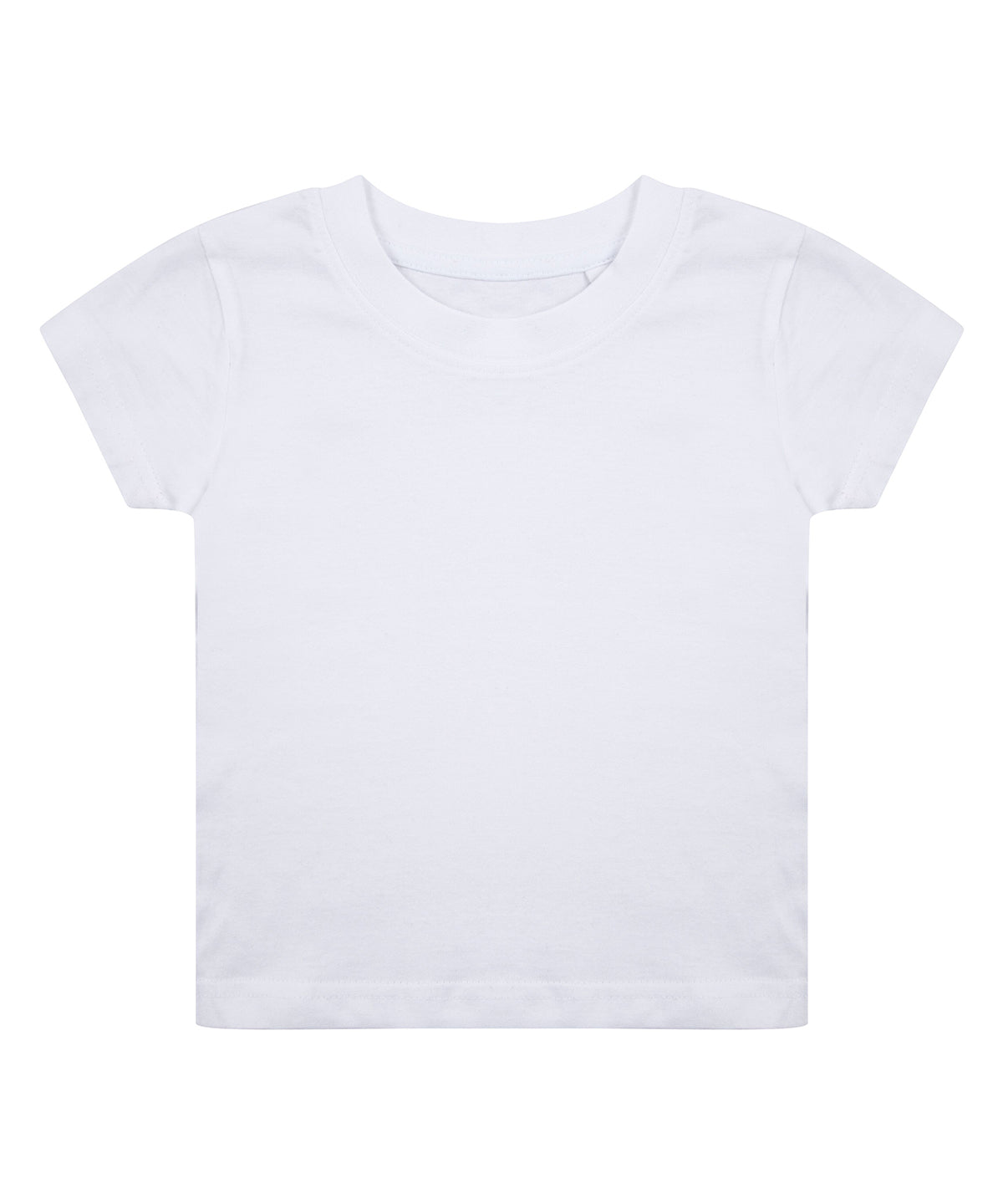 Tryck din logga på T-shirts från Larkwood - Anpassa Ekologisk t-shirt i färgen Vit för företag, föreningar och privatpersoner