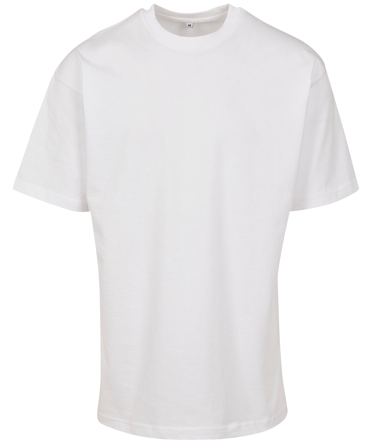 Tryck din logga på T-shirts från Build Your Brand - Anpassa Premium Combed Jersey Tee i färgen Vit för företag, föreningar och privatpersoner