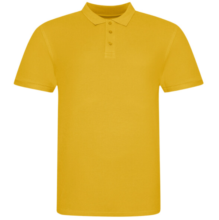 Tryck din logga på från Impala Print Shop - Anpassa AWDis The 100 polo JP100 i färgen Spectra Yellow för företag, föreningar och privatpersoner