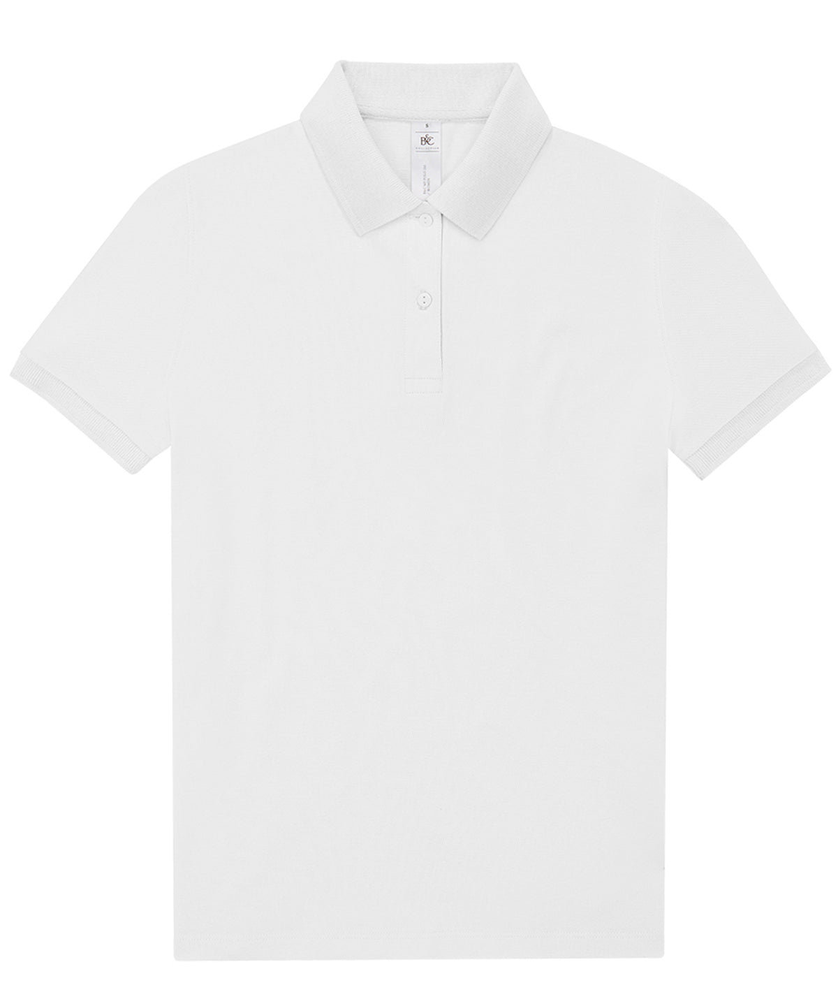 Tryck din logga på Piké från B&C Collection - Anpassa B&C My Polo 180 - Dam i färgen Vit för företag, föreningar och privatpersoner