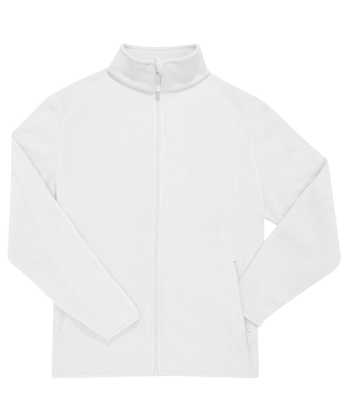 Tryck din logga på Fleece från B&C Collection - Anpassa B&C Reset polar fleece i färgen Vit för företag, föreningar och privatpersoner