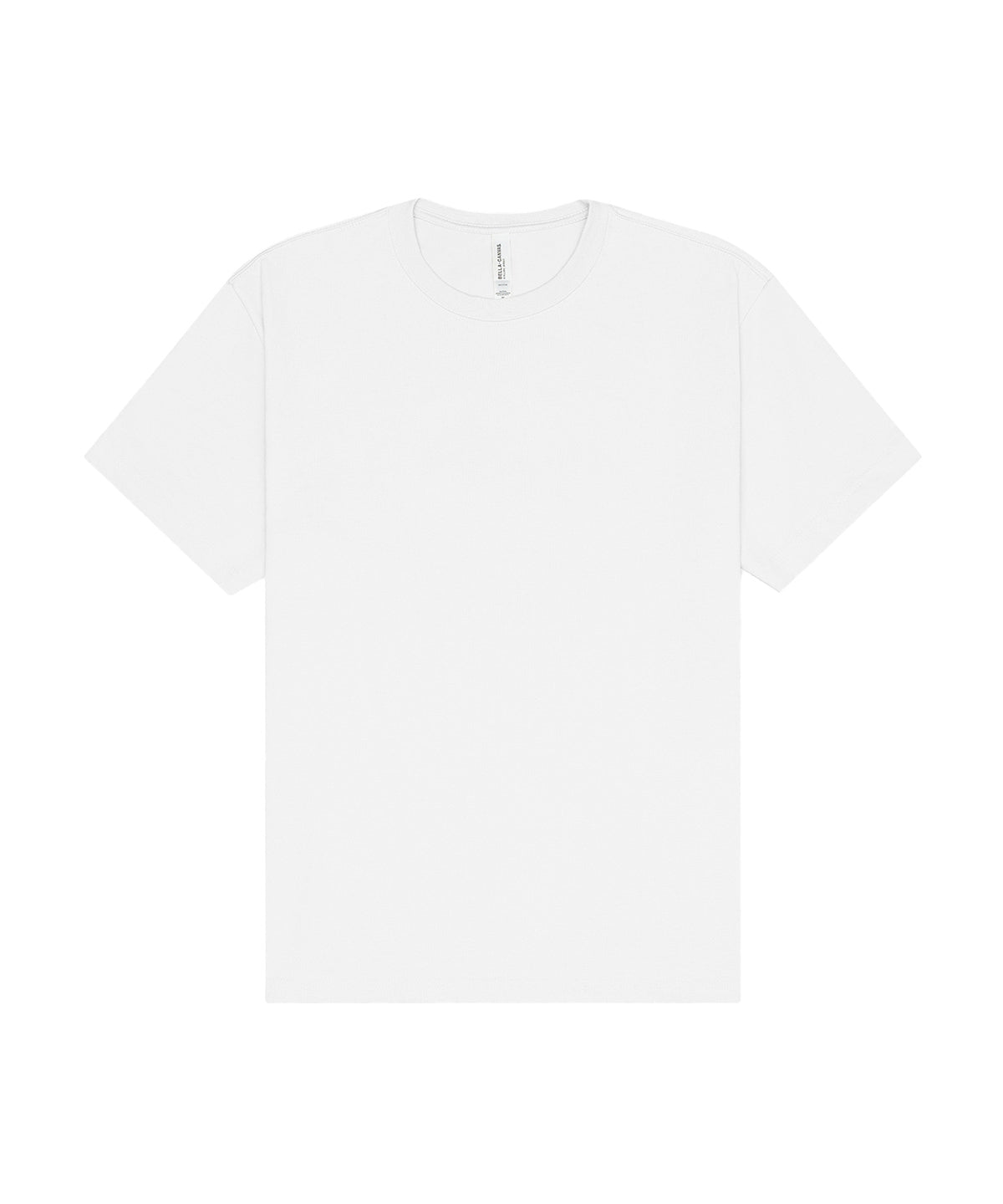 Tryck din logga på T-shirts från Bella Canvas - Anpassa Unisex Heavy Short Sleeve Tee i färgen Vit för företag, föreningar och privatpersoner
