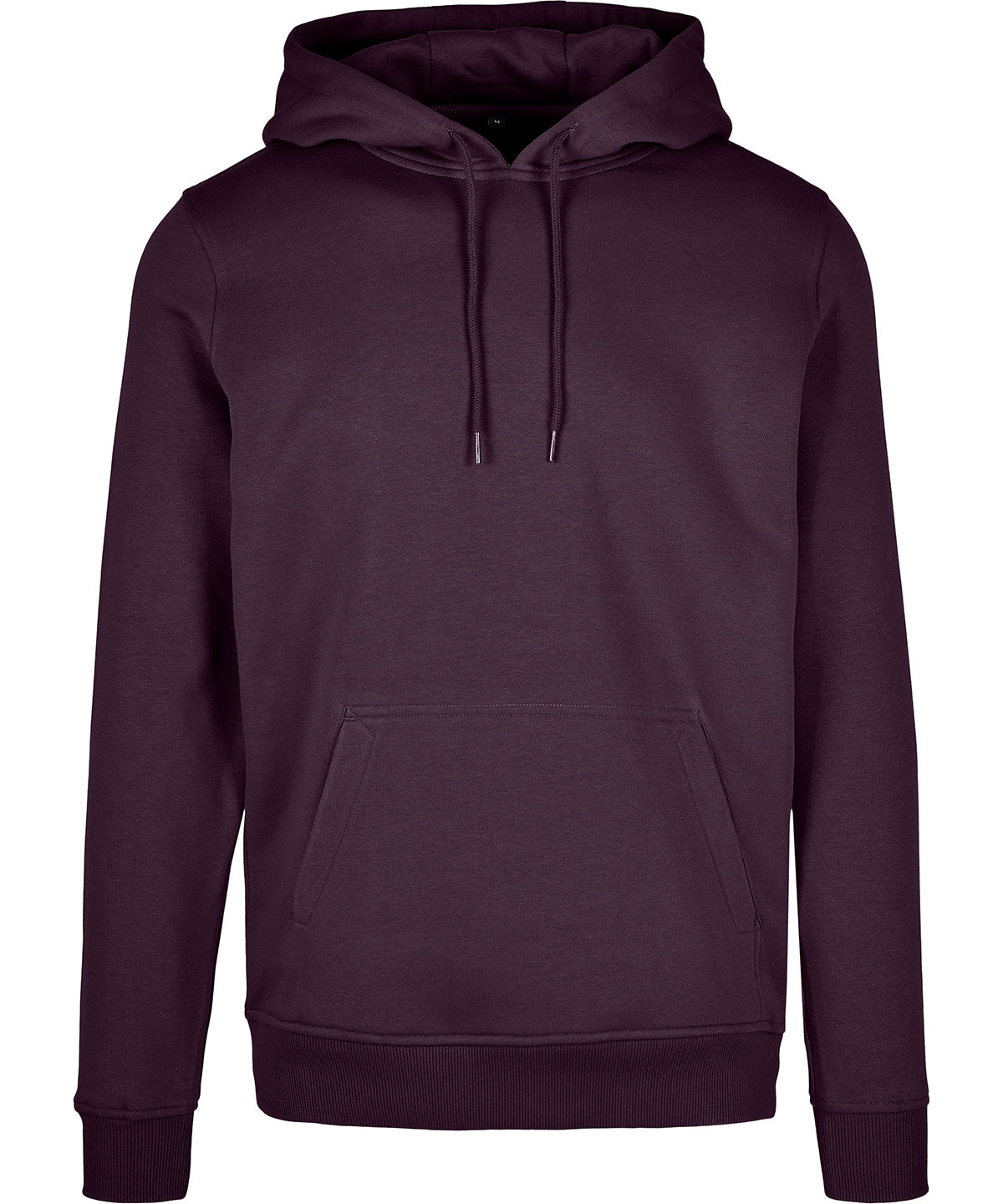 Tryck din logga på Hoodies från Build Your Brand - Anpassa Build Your Brand - Kraftig Hoodie i färgen Mörk lila för företag, föreningar och privatpersoner