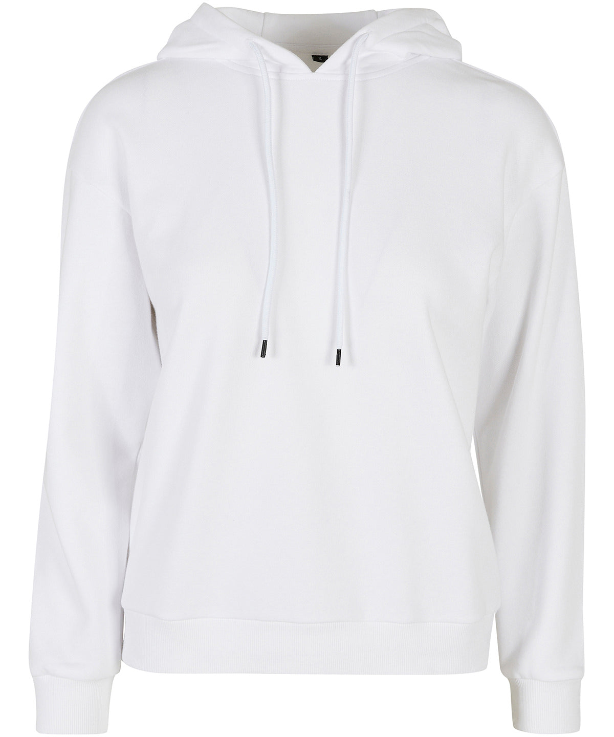 Tryck din logga på Hoodies från Build Your Brand - Anpassa Build Your Brand - Dam Vardagshoodie i färgen Vit för företag, föreningar och privatpersoner