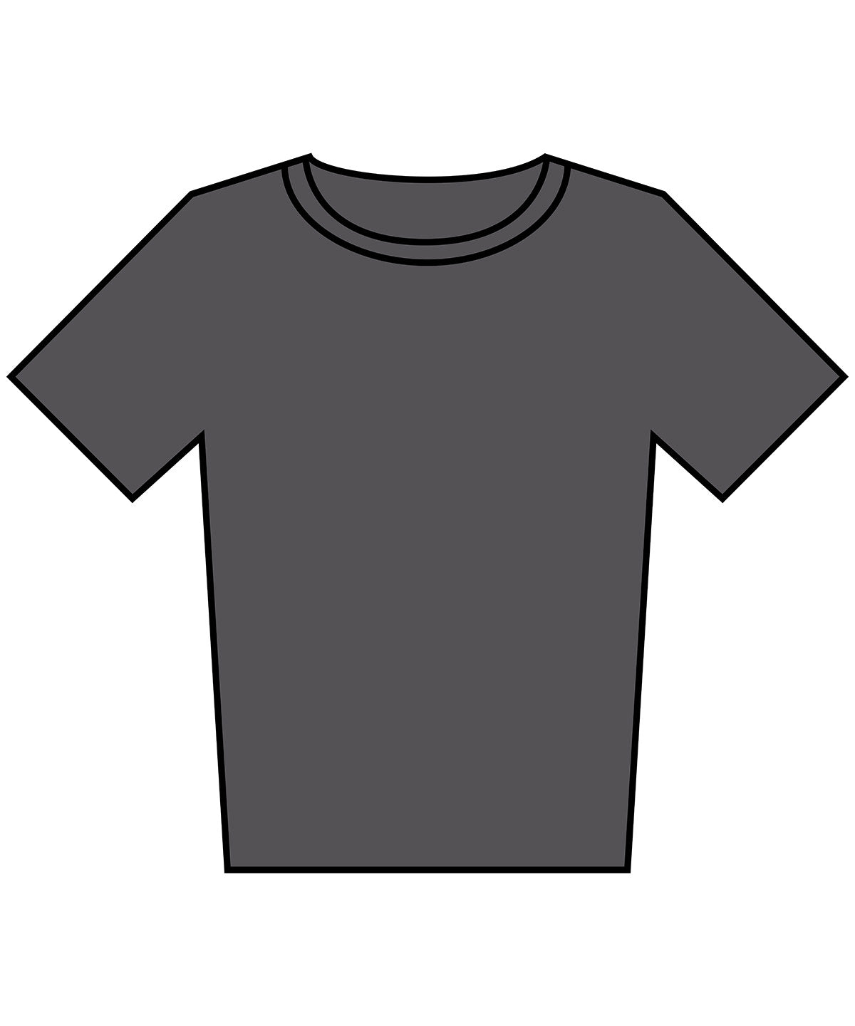 Tryck din logga på T-shirts från Build Your Brand - Anpassa Vintage Heavy Loose Tee - Herr i färgen Mörkgrå för företag, föreningar och privatpersoner
