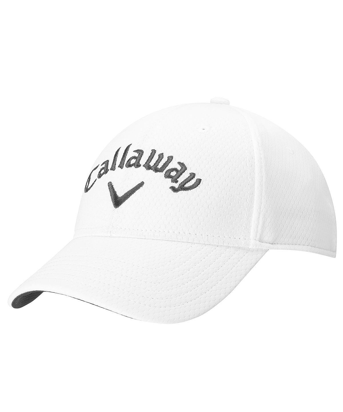 Tryck din logga på Kepsar från Callaway - Anpassa Böjd keps på sidan i färgen Vit One Size för företag, föreningar och privatpersoner