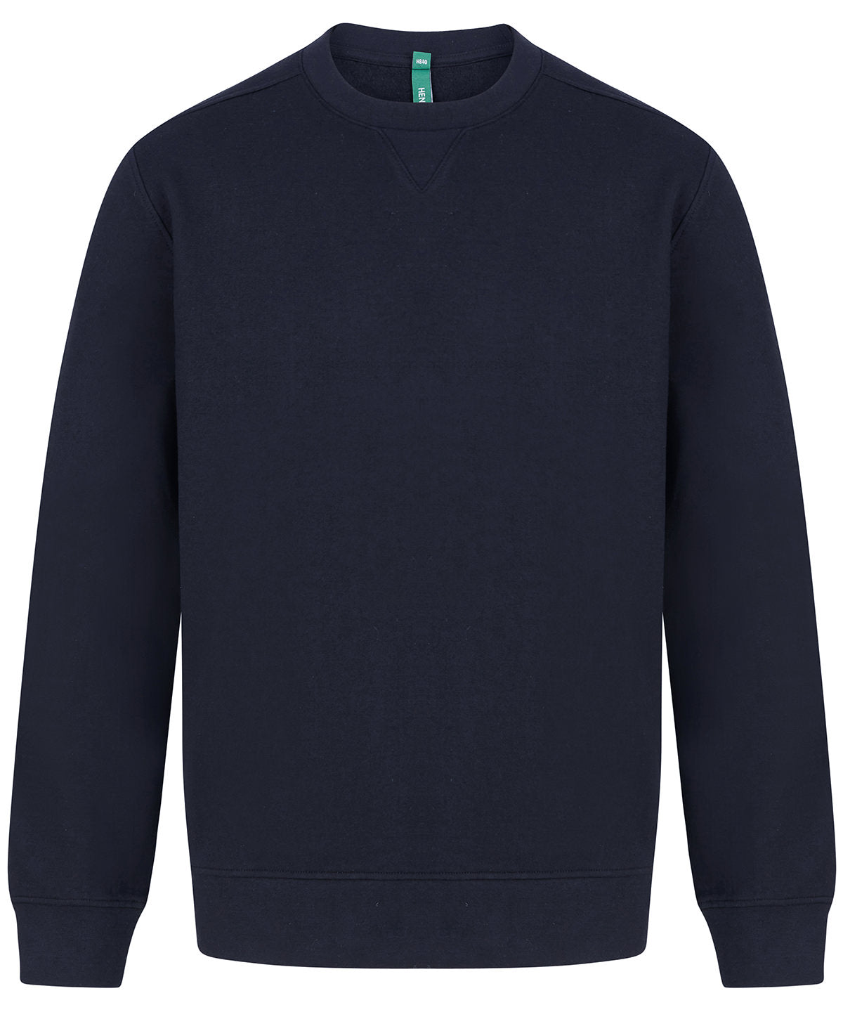 Tryck din logga på Sweatshirts från Henbury - Anpassa Henbury - Unisex Hållbar Hoodie i färgen Marinblå för företag, föreningar och privatpersoner