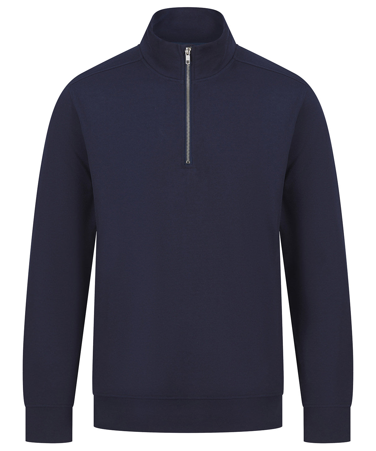 Tryck din logga på Sweatshirts från Henbury - Anpassa Henbury - Unisex Hållbar Zip Hoodie i färgen Marinblå för företag, föreningar och privatpersoner
