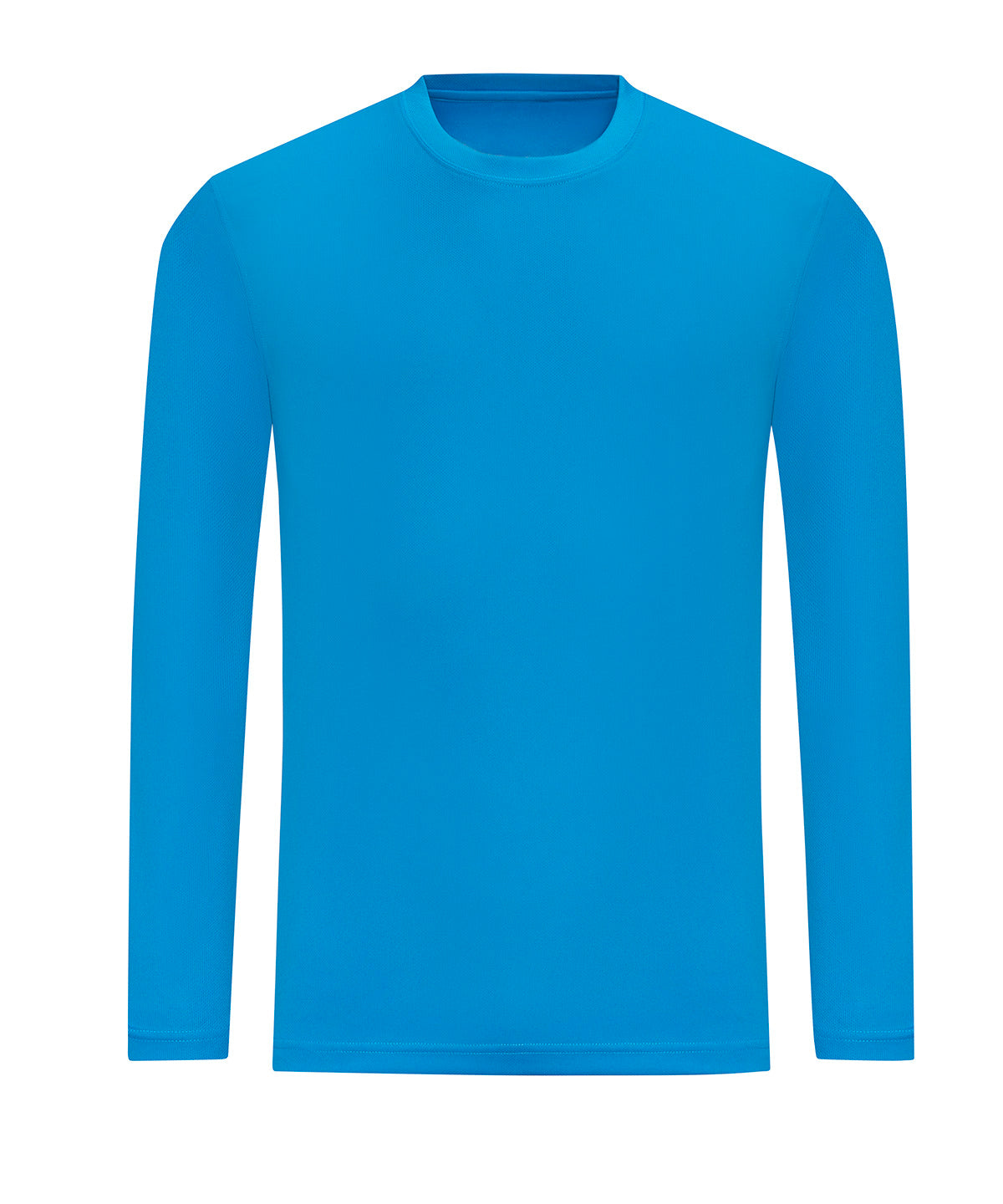 Tryck din logga på T-shirts från AWDis Just Cool - Anpassa Long Sleeve Cool T i färgen Safir för företag, föreningar och privatpersoner