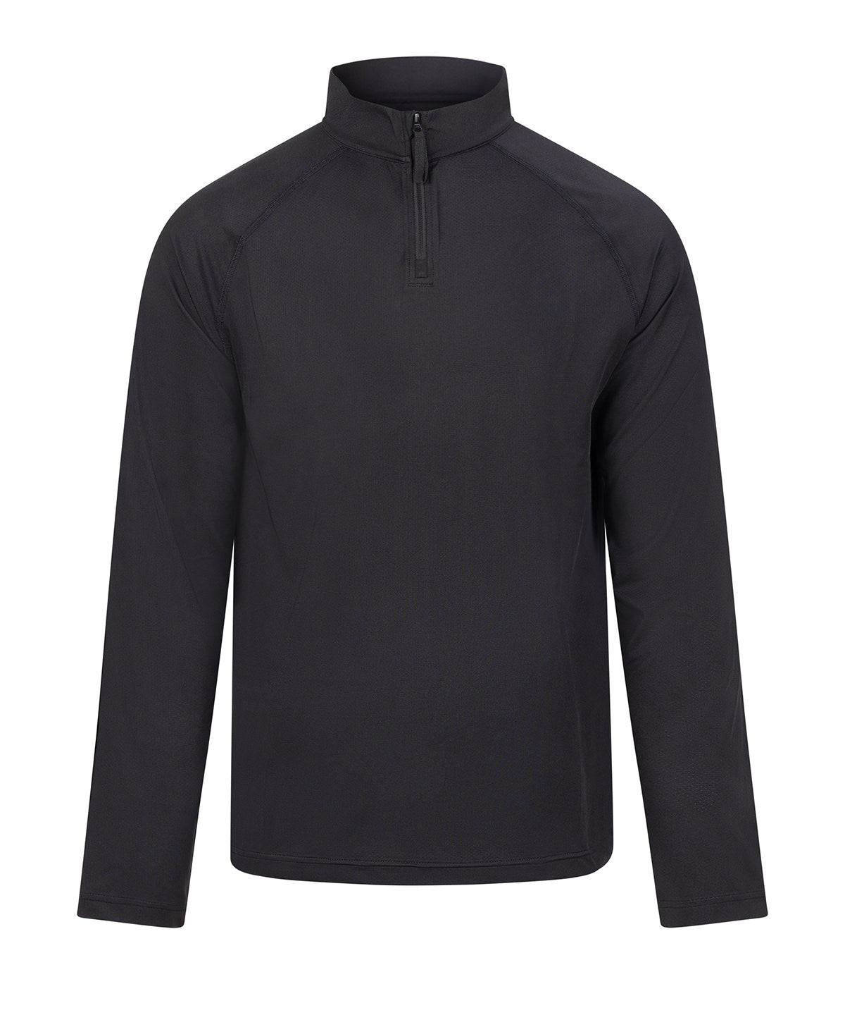 Tryck din logga på Sportjackor från AWDis Just Cool - Anpassa Lätt och aktiv 1/4-zip i färgen Svart för företag, föreningar och privatpersoner