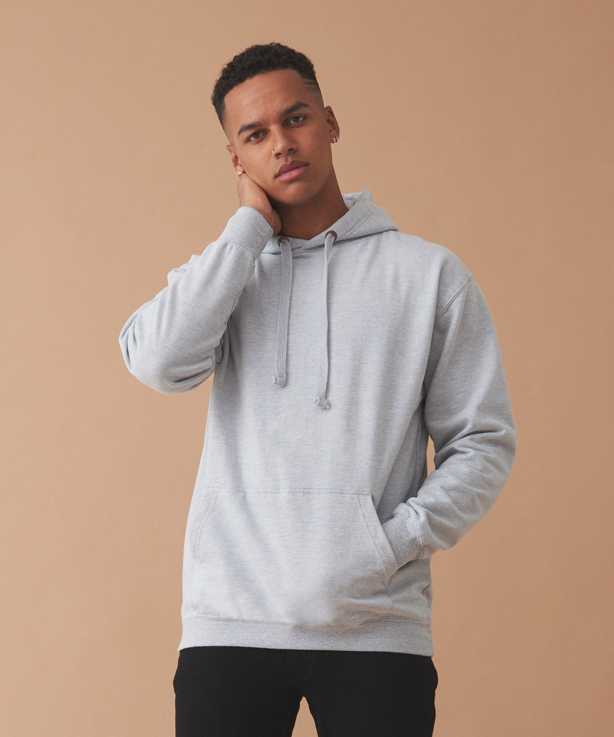 Tryck din logga på Hoodies från AWDis Just Hoods - Anpassa AWDis Just Hoods - SupaSoft Hoodie i färgen för företag, föreningar och privatpersoner