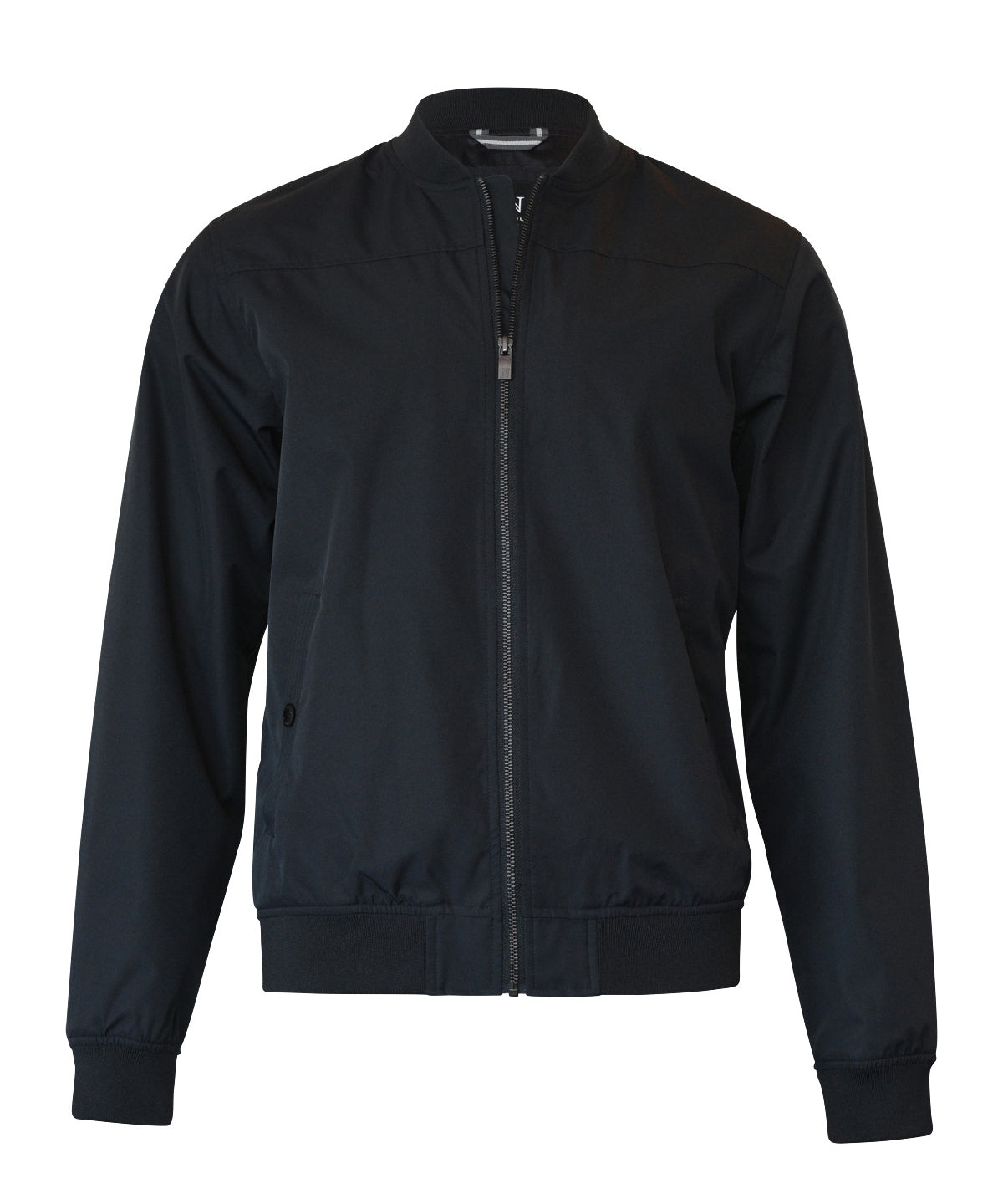 Tryck din logga på Jackor från Nimbus - Anpassa Bleecker äkta bomberjacka i färgen Marinblå för företag, föreningar och privatpersoner