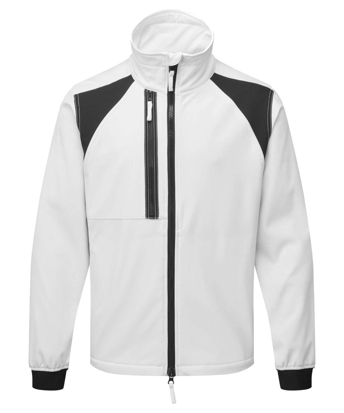 Tryck din logga på Softshelljackor från Portwest - Anpassa WX2 2-lagers softshell i färgen Vit för företag, föreningar och privatpersoner