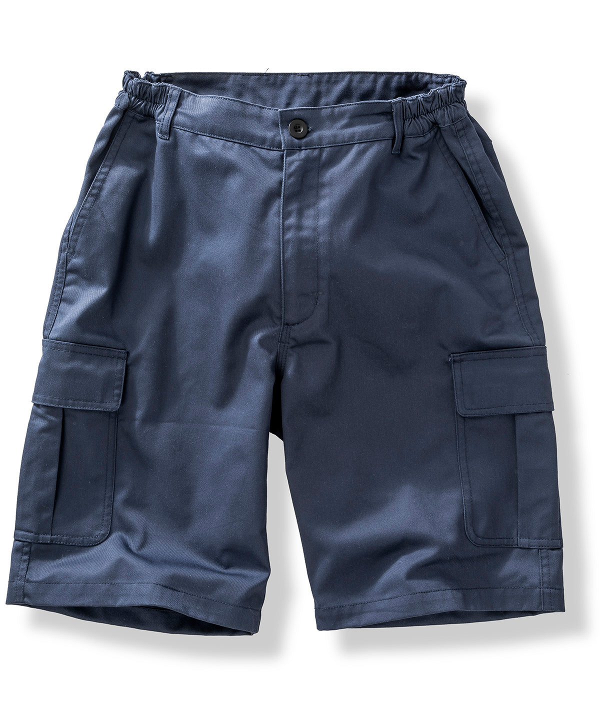 Tryck din logga på Shorts från Result Genuine Recycled - Anpassa Shorts i återvunnet material med arbetsskydd i färgen Marinblå för företag, föreningar och privatpersoner