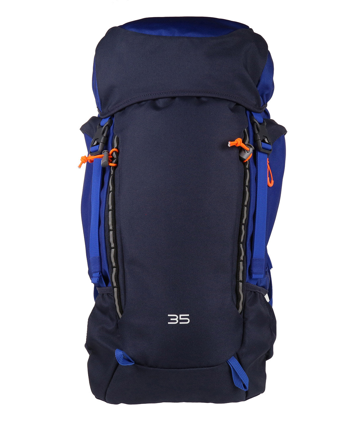 Tryck din logga på Väskor från Regatta Professional - Anpassa Ridgetrek 35L ryggsäck i färgen Marinblå One Size för företag, föreningar och privatpersoner