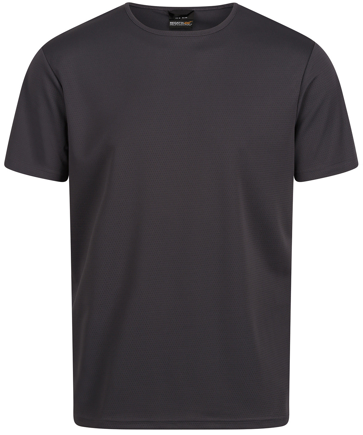 Tryck din logga på T-shirts från Regatta Professional - Anpassa Pro wicking t-shirt i färgen Mörkgrå för företag, föreningar och privatpersoner
