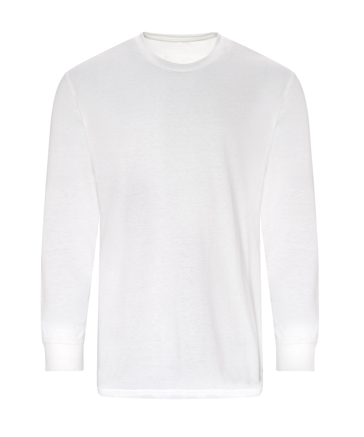 Tryck din logga på T-shirts från ProRTX - Anpassa Pro långärmad t-shirt - Herr i färgen Vit för företag, föreningar och privatpersoner