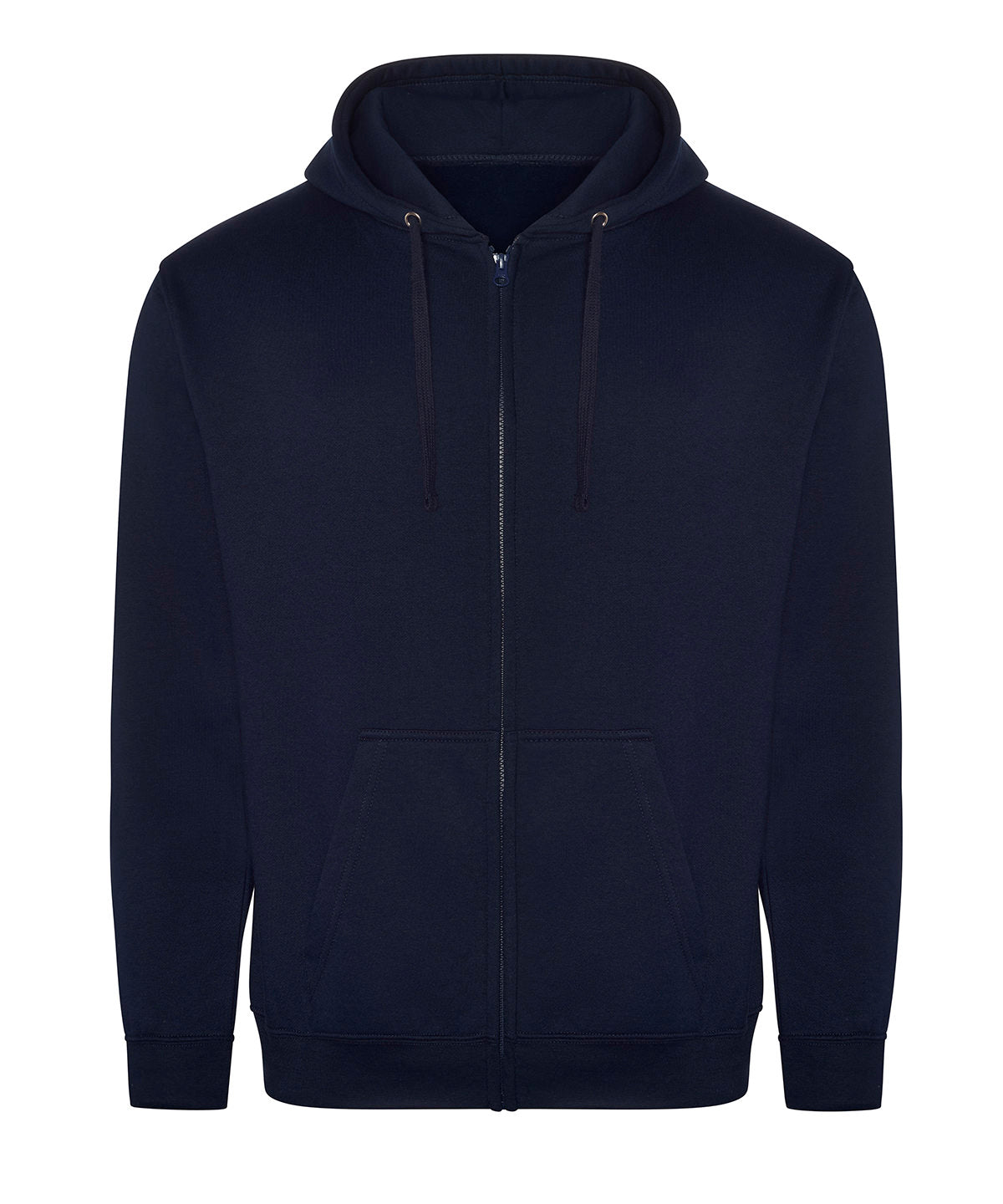Tryck din logga på Hoodies från ProRTX - Anpassa Pro hoodie med dragkedja i färgen Marinblå för företag, föreningar och privatpersoner