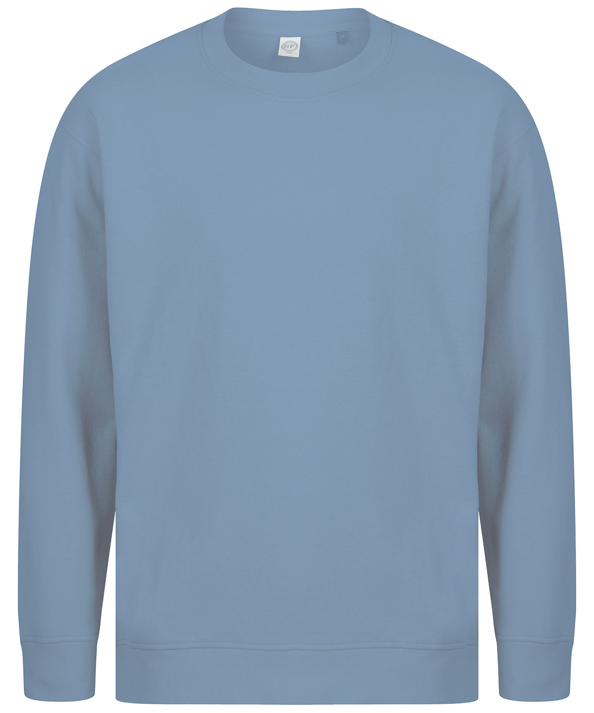 Tryck din logga på Sweatshirts från SF - Anpassa SF Unisex - Sweatshirt i färgen Mellanblå för företag, föreningar och privatpersoner
