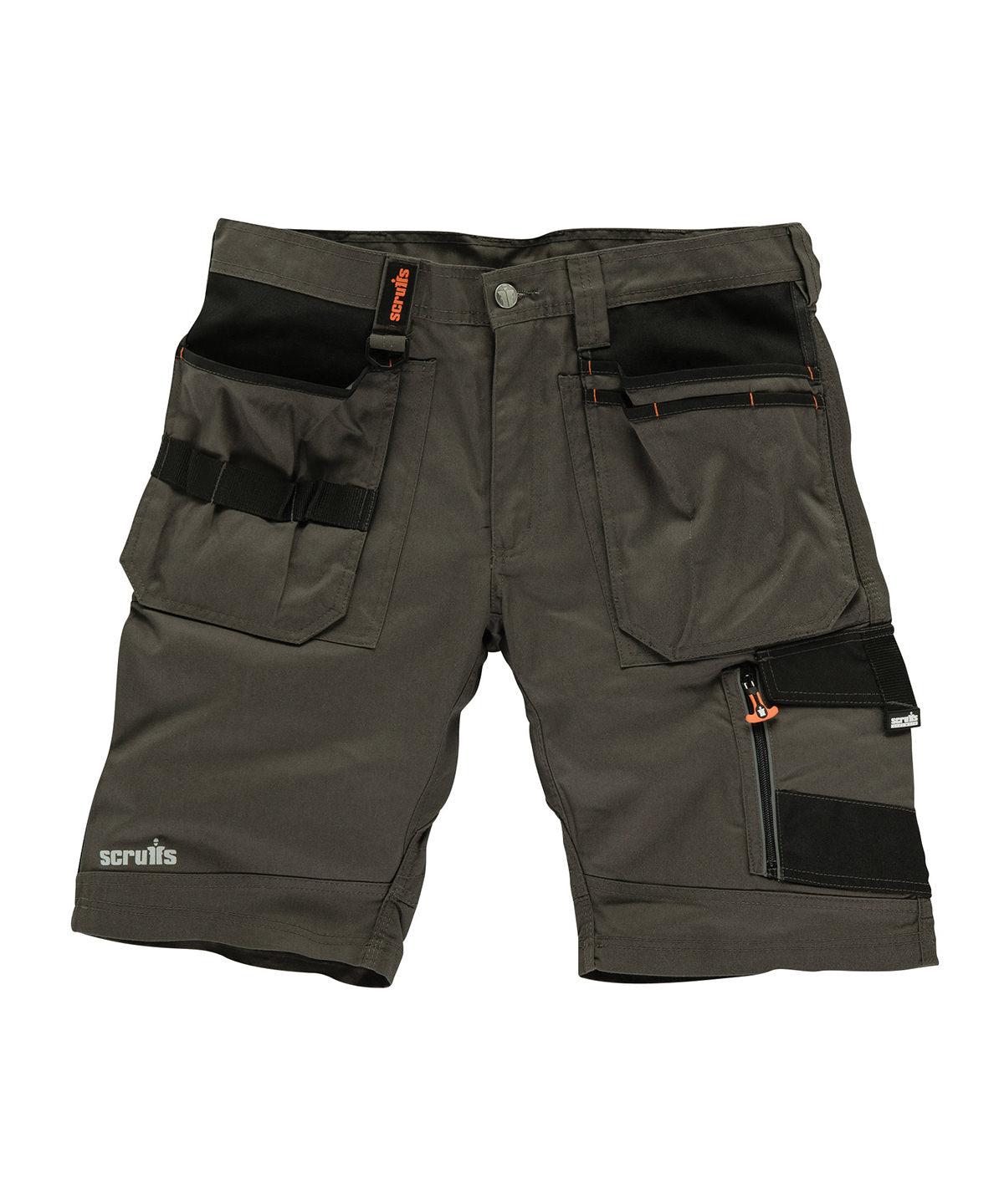 Tryck din logga på Shorts från Scruffs - Anpassa Byta shorts i färgen Mörkgrå för företag, föreningar och privatpersoner