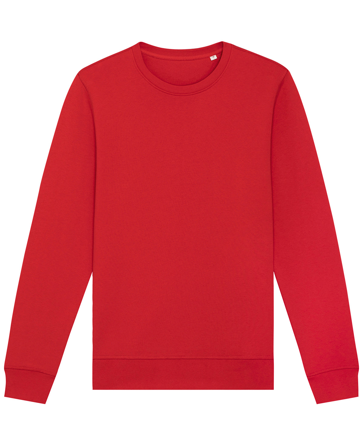 Tryck din logga på Sweatshirts från Stanley/Stella - Anpassa Stanley Stella - Roller Unisex Sweatshirt/Rund hals i färgen Mellan röd för företag, föreningar och privatpersoner