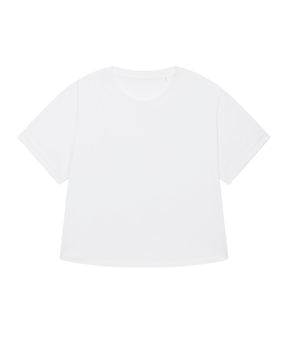 Tryck din logga på T-shirts från Stanley/Stella - Anpassa Stella Collider Överdimensionerad T-shirt – Dam i färgen Vit för företag, föreningar och privatpersoner