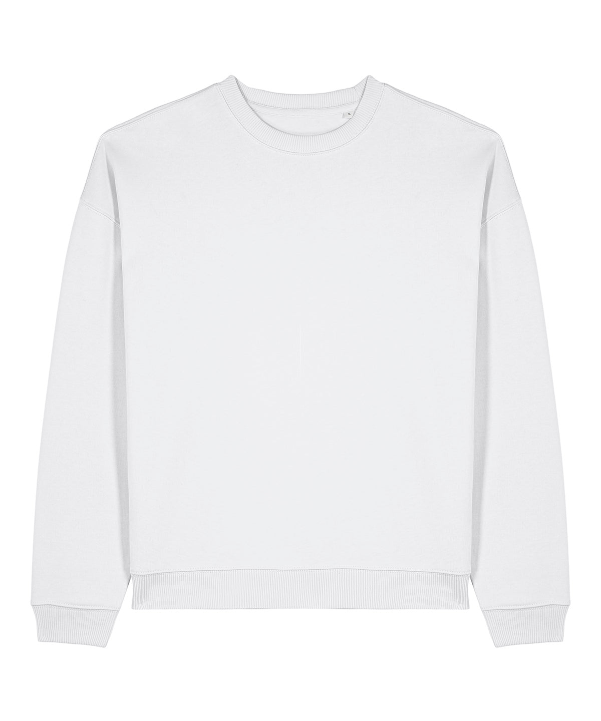 Tryck din logga på Sweatshirts från Stanley/Stella - Anpassa Stanley Stella - Radder 2.0 i färgen Vit för företag, föreningar och privatpersoner