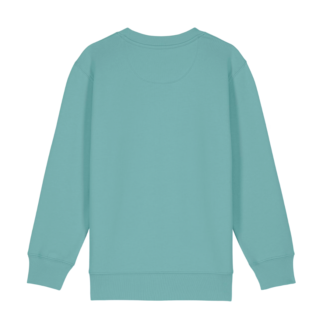 Tryck din logga på Sweatshirts från Stanley/Stella - Anpassa Stanley Stella - Barn mini Scouter sweatshirt med rund hals och ikonisk design i färgen för företag, föreningar och privatpersoner