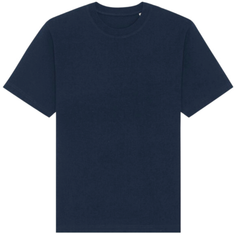 Tryck din logga på T-shirts design från Stanley/Stella - Anpassa Stanley/Stella Freestyler – T-shirt i Relaxed Fit och Tjockare Material i färgen French Navy för företag, föreningar och privatpersoner