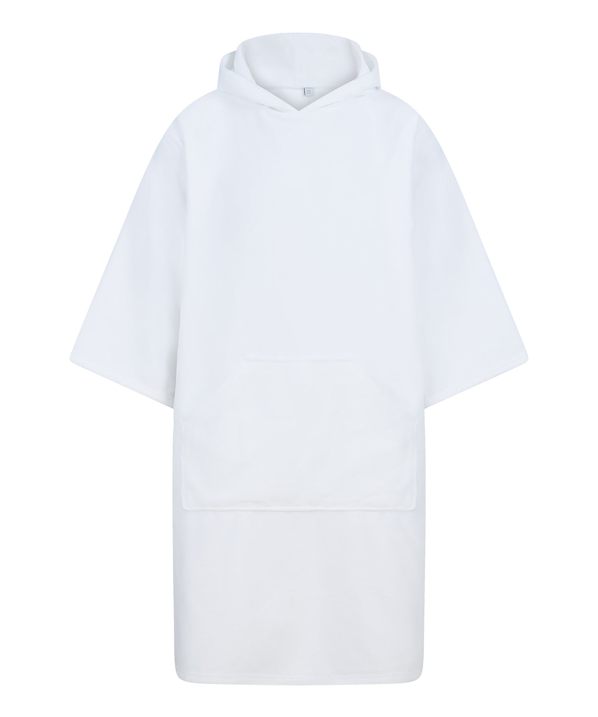 Tryck din logga på Badrockar från Towel City - Anpassa Poncho för vuxna i färgen Vit One Size för företag, föreningar och privatpersoner