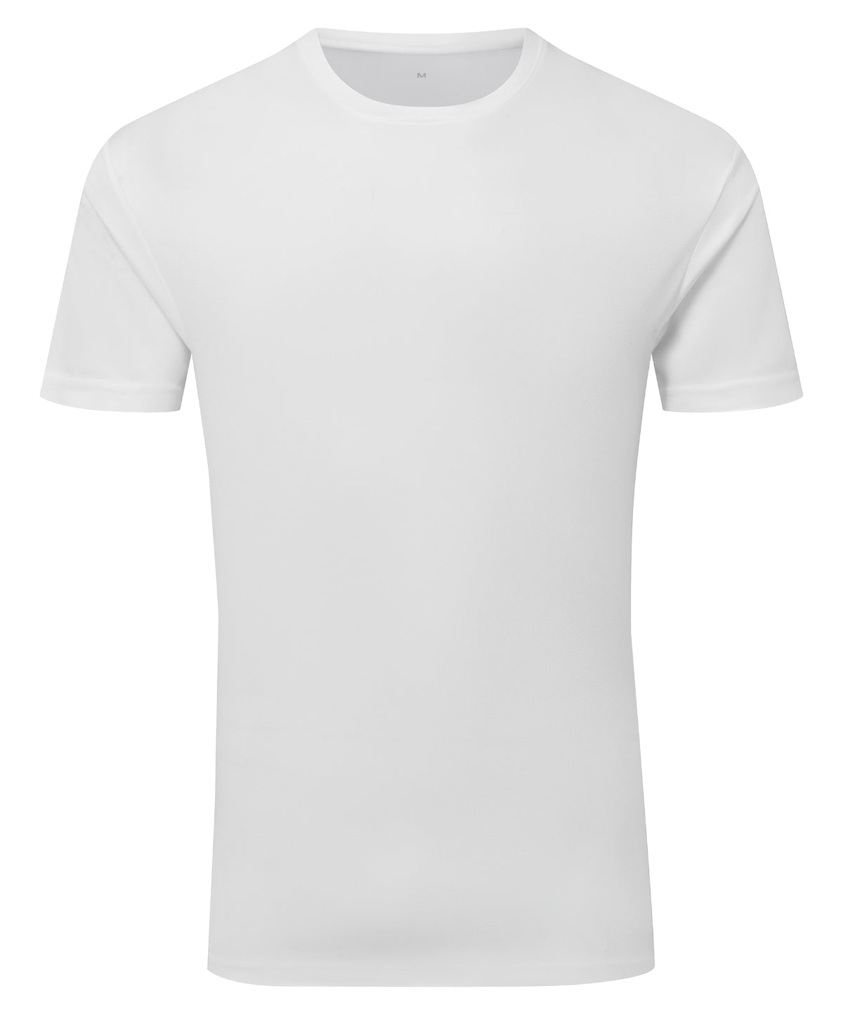 Tryck din logga på T-shirts från TriDri - Anpassa TriDri texturerad återvunnen t-shirt i färgen Vit för företag, föreningar och privatpersoner