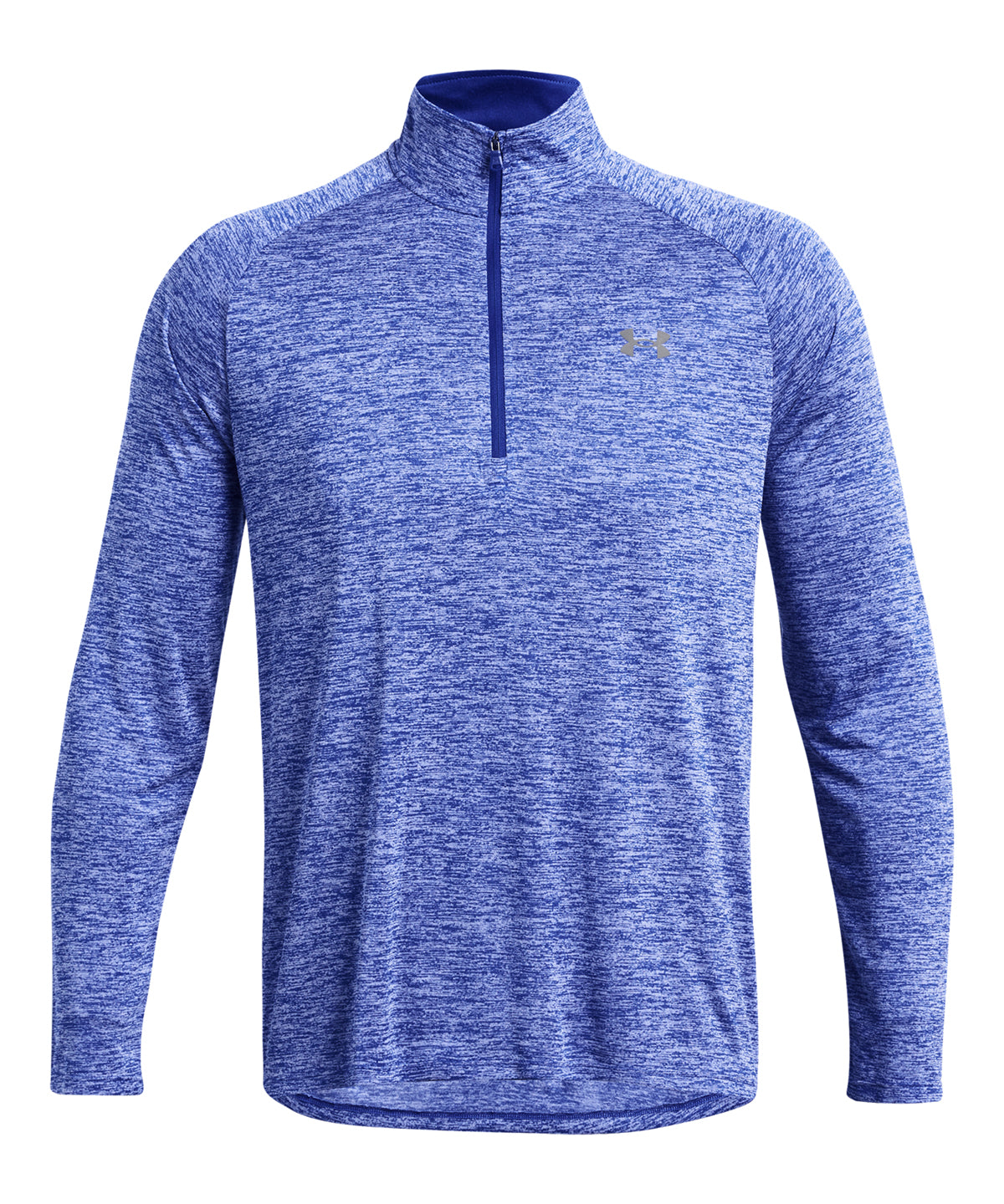 Tryck din logga på Överdelar för sport från Under Armour - Anpassa Tech 2.0 1/2 zip långärmad i färgen Royal för företag, föreningar och privatpersoner