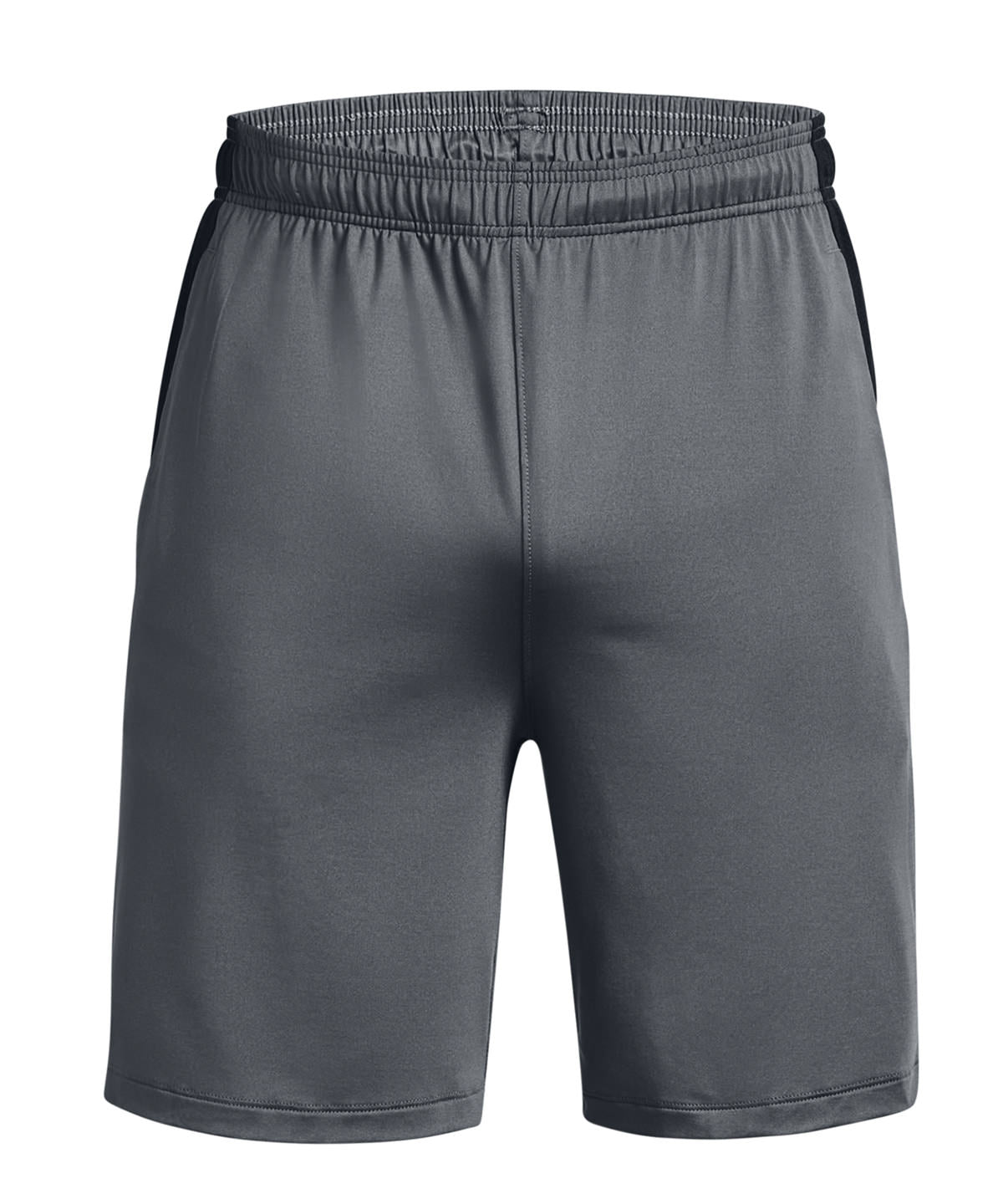 Tryck din logga på Shorts från Under Armour - Anpassa UA Tech vent shorts i färgen Mellangrå för företag, föreningar och privatpersoner
