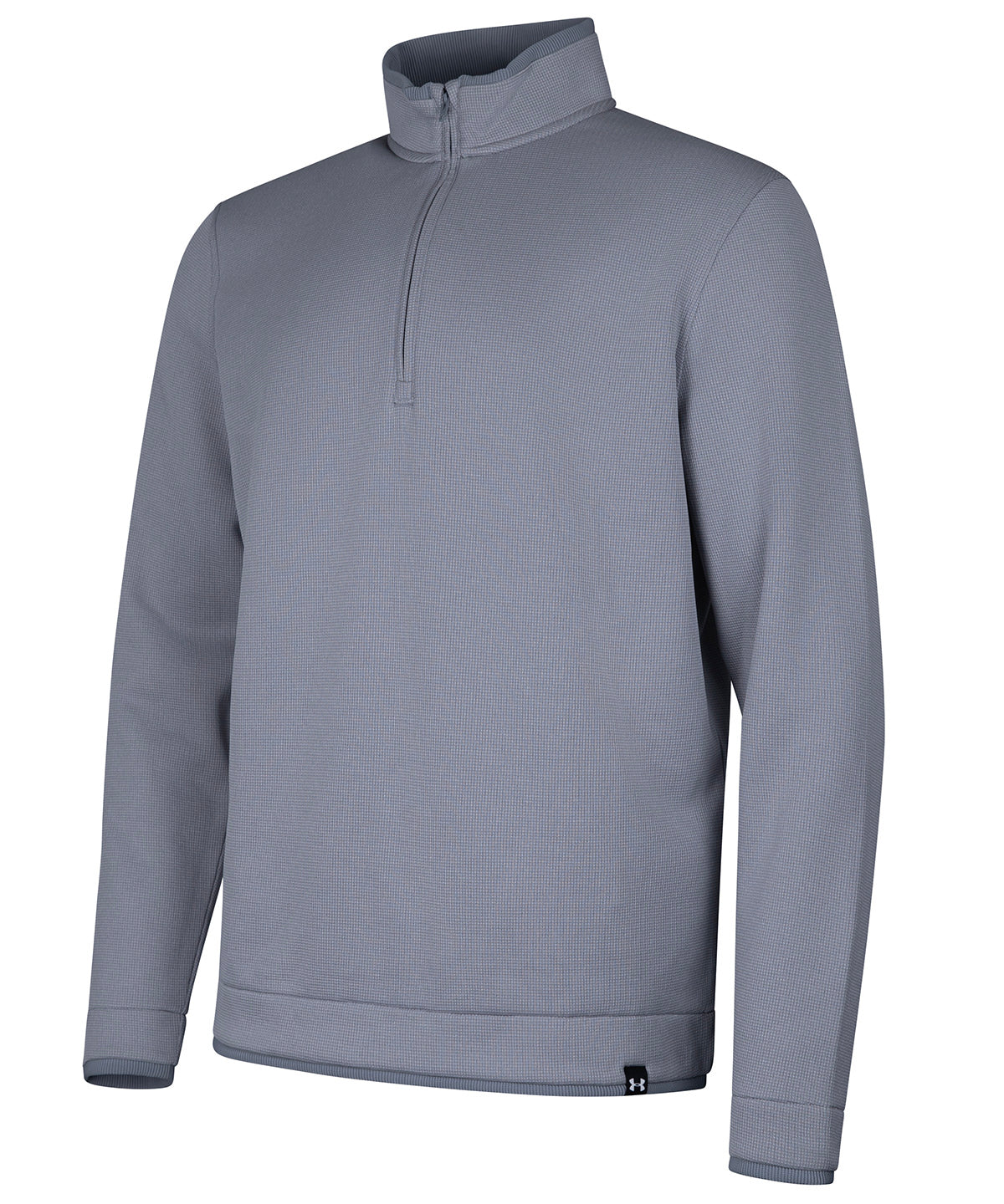 Tryck din logga på Fleece från Under Armour Golf - Anpassa UA storm sweaterfleece QZ LB i färgen Mörkgrå för företag, föreningar och privatpersoner