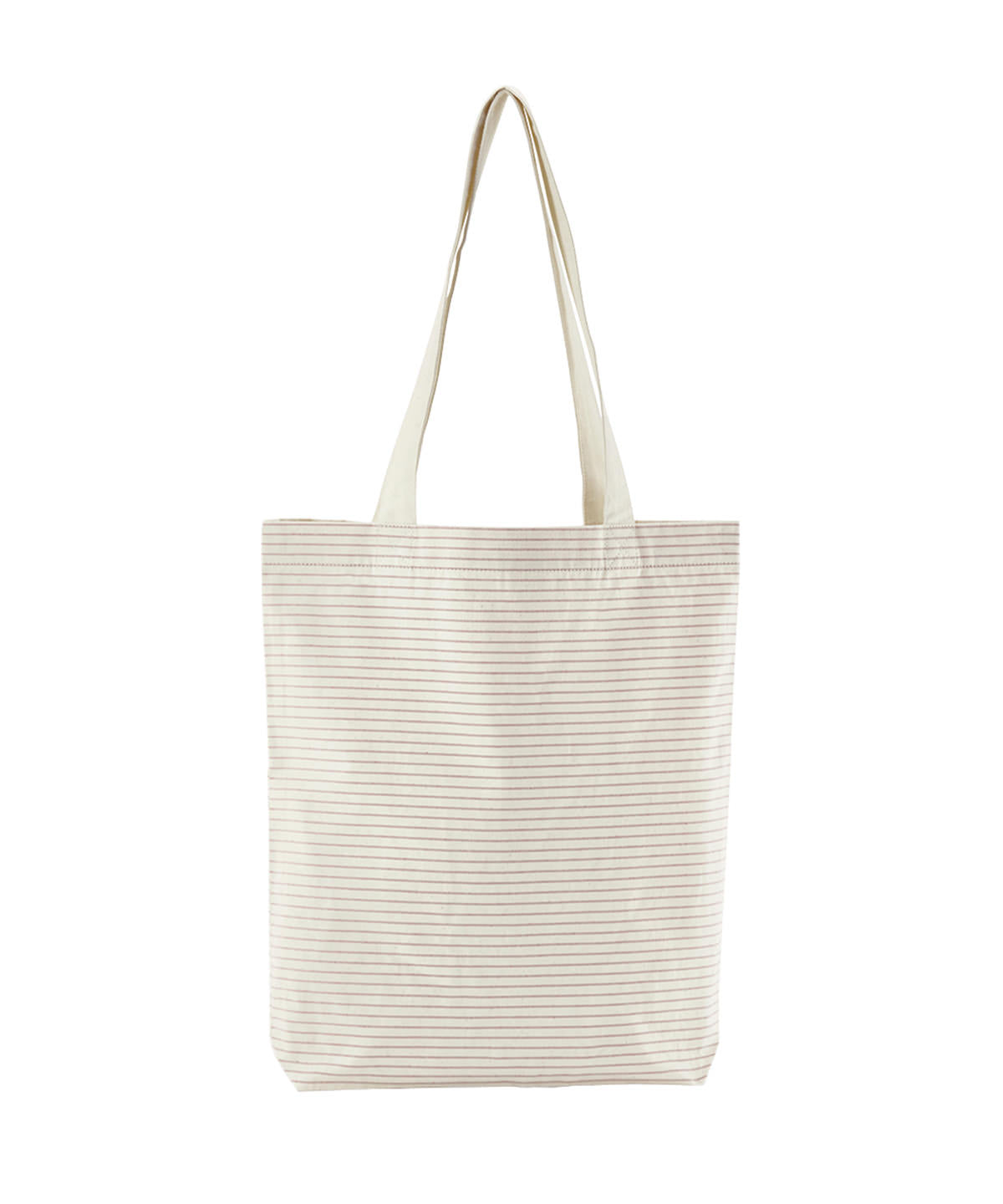 Tryck din logga på Väskor från Westford Mill - Anpassa EarthAware Organic Breton Stripe Accessory Bag i färgen Mellan röd One Size för företag, föreningar och privatpersoner